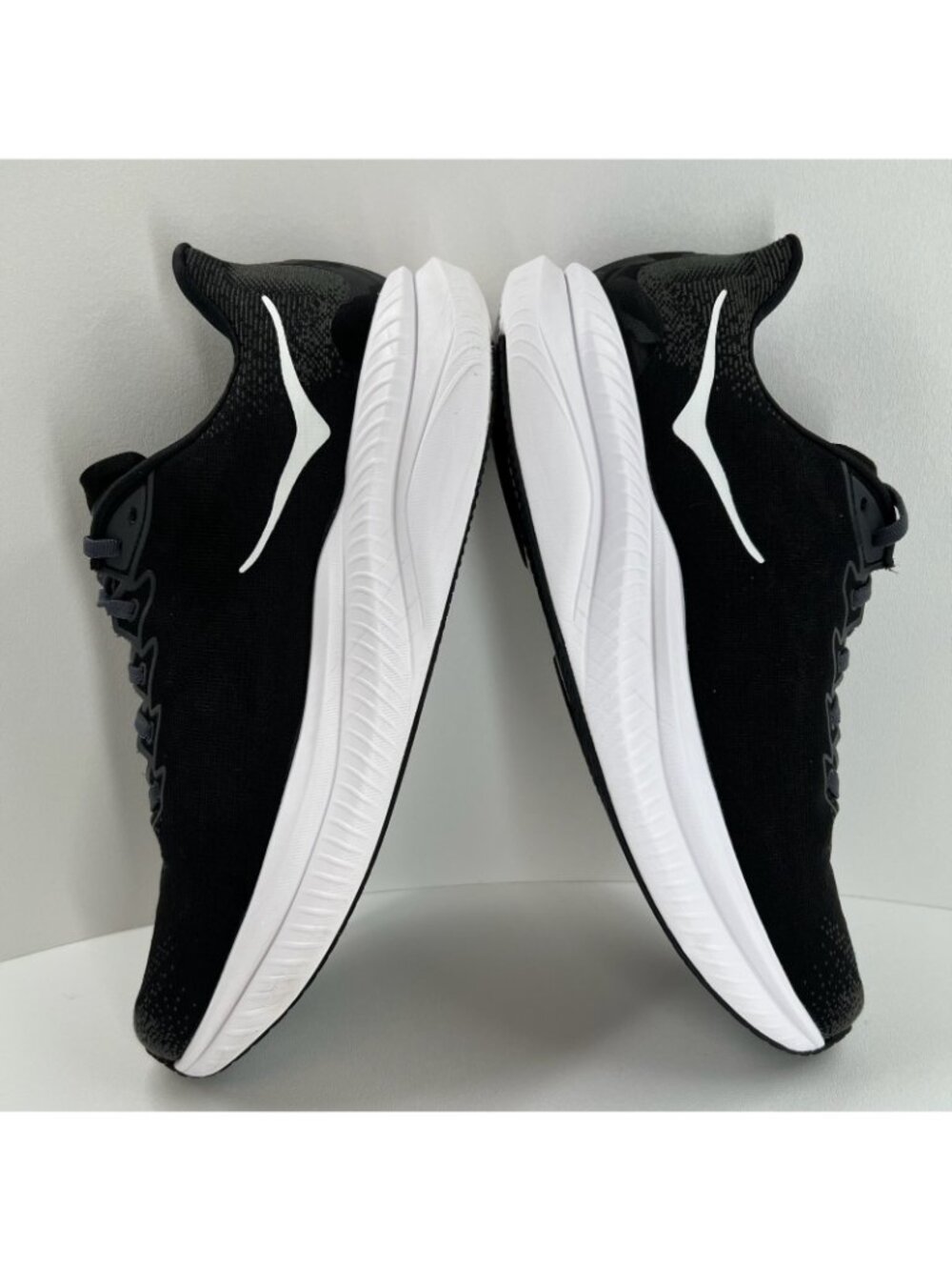 HOKA Mach 6 Running Shoes Mens 12D Lace Up Low Top Mesh Black White 1147790-BWHT - Picture 6 of 10